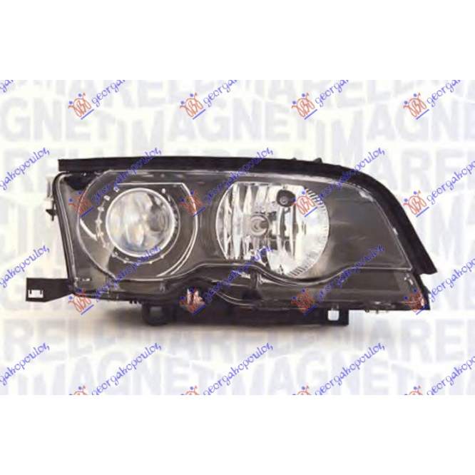 FAR XENON 01-03 NEGRU MARELLI - BMW SERIES 3 (E46) COUPE/CABRIO 99-03 pentru BMW, BMW SERIES 3 (E46) COUPE/CABRIO 99-03