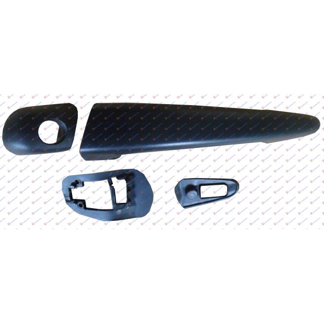 DOOR HANDLE FRONT OUTER BLACK - BMW BMW SERIES 3 (E46) COMPACT 01-05 pentru BMW, BMW SERIES 3 (E46) COMPACT 01-05