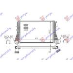 RAD.INTERC.BNZ-DSL (61,5x40,5x32) Φ70 - VW GOLF V 04-08 pentru VW, VW GOLF V 04-08, PEUGEOT, PEUGEOT EXPERT 07-16, Partea frontala, Radiator Intercooler