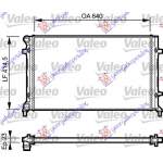 RAD. APA  1.4-2.0FSI/SDI M/A +A/C(65x41,5)VAL - VW CROSS TOURAN 07-10 pentru VW, VW CROSS TOURAN 07-10