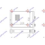 RADIATOR INCALZIRE HABITACLU (B) +/-ΑC (209x158) TIP MARELLI  - FIAT IDEA 04-10 pentru FIAT, FIAT IDEA 04-10