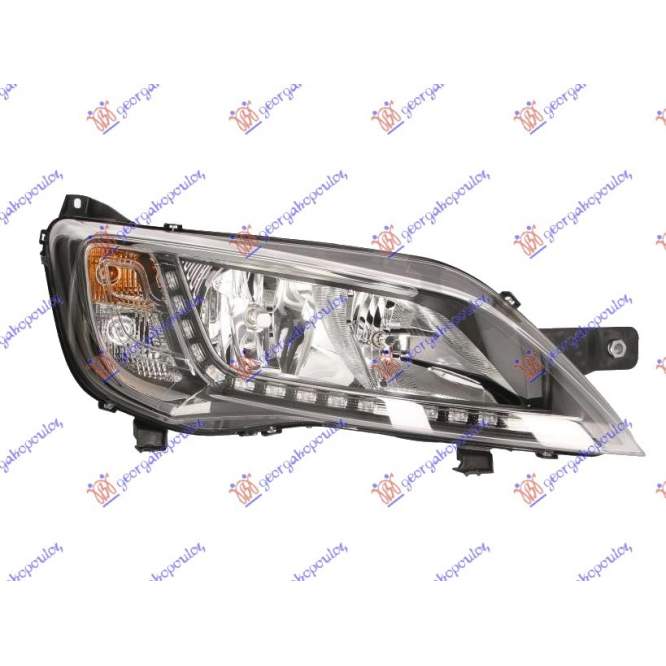 FAR ELECT. CU LED DRL (E) (TYC) DR. pentru PEUGEOT, PEUGEOT e BOXER 20-