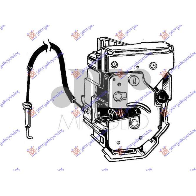  INCHIDERE  CENTRALIZATA  USA  SPATE  (4PINI)  DR.  pentru LANCIA, LANCIA DELTA 08-14