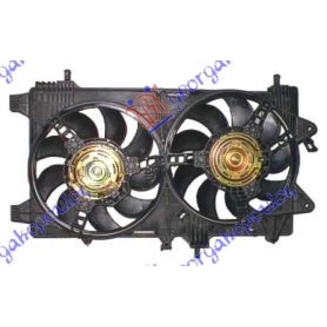  ELECTROVENTILATOR  ASSY  1,3-1,9  MULTIJET  DUBLU  pentru FIAT, FIAT IDEA 04-10