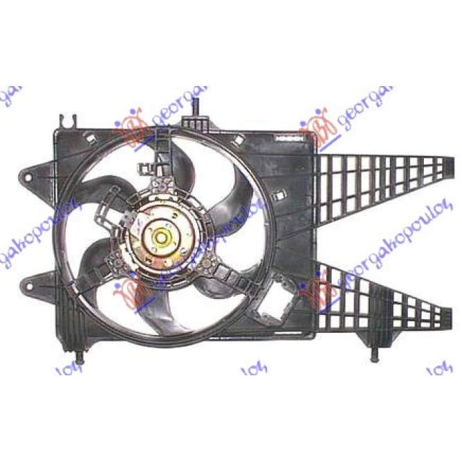  ELECTROVENTILATOR  ASSY  1,3MULTIJET  +/-A/C    pentru FIAT, FIAT IDEA 04-10