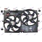  ELECTROVENTILATOR  ASSY  (DUBLU)  3.0  BENZINA  -  2.0-2.2-2.3-3.0  DIESEL  +/-  A/C  (390mm+390mm)  (2+2  PINI)  (2  MUFE  OVALE)  pentru CITROEN, CITROEN JUMPER 14-