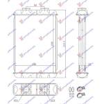  RADIATOR  INCALZIRE  (BR)  (205x145x26)  pentru ALFA ROMEO, ALFA ROMEO BRERA 06-10