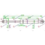  AMORTIZOR  HAION  (505L-770N)  pentru VW, VW CROSS TOURAN 07-10