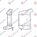  RADIATOR  INTERCOOLER  1.2  TCE  BENZ.  -  1.5  DCi  DIESEL    (183x189x64)  FIXARE  RAPIDA/SURUB  pentru RENAULT, RENAULT TWINGO 07-12, PEUGEOT, PEUGEOT EXPERT 07-16, Partea frontala, Radiator Intercooler