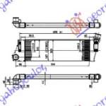 RADIATOR INTERC.1,5-1,9 DCi (584x187x50) - RENAULT RENAULT SCENIC 03-09 pentru PEUGEOT, PEUGEOT EXPERT 07-16, Partea frontala, Radiator Intercooler, RENAULT, RENAULT SCENIC 03-09