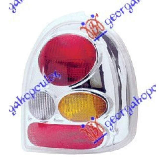 TAIL LAMP SET(LEXUS)3D CHRM - OPEL OPEL CORSA B 93-95 pentru OPEL, OPEL CORSA B 93-95