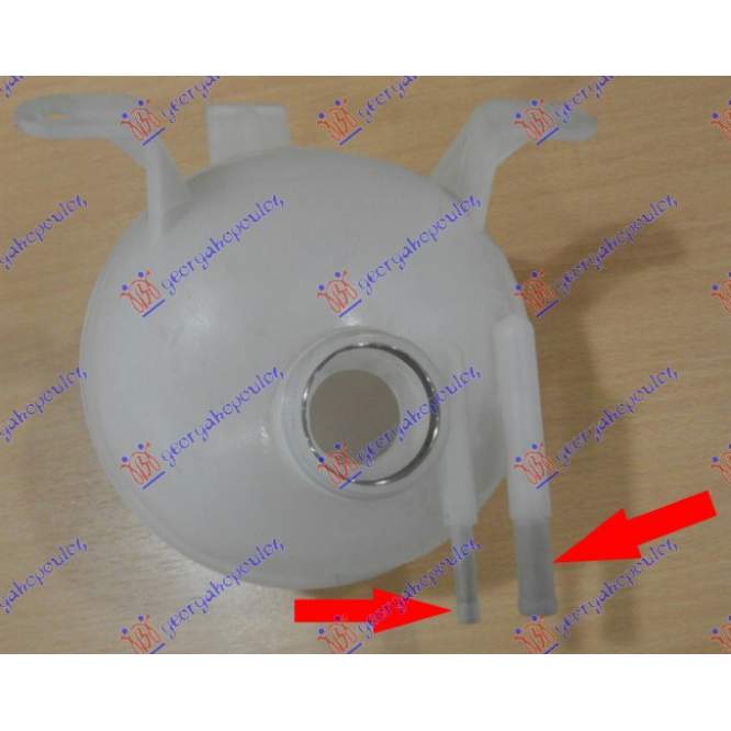 AUXILIARY TANK (2 TUBES)  PETROL 1.0 12V/1.2 16V/1.4 16V/1.6 16V - DIESSEL 1.5/1.7 - OPEL OPEL CORSA B 93-95 pentru OPEL, OPEL CORSA B 93-95, RENAULT, RENAULT 18, Partea frontala, Vas expansiune