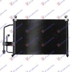 CONDENSER 1,4-1,5-1,6 16V(53,7x36,2x2,2 - DAEWOO - CHEVROLET DAEWOO LANOS SDN 97-08 pentru DAEWOO - CHEVROLET, DAEWOO LANOS SDN 97-08