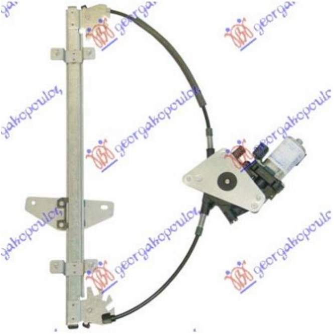 WINDOW REGULATOR FRONT ELECTRIC - DAEWOO - CHEVROLET DAEWOO LANOS SDN 97-08 pentru DAEWOO - CHEVROLET, DAEWOO LANOS SDN 97-08