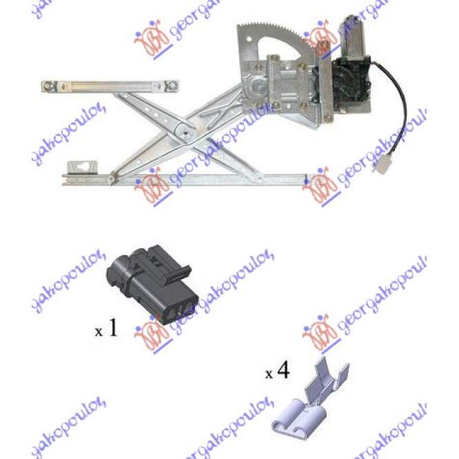 MACARA ELECTRICA GEAM USA FATA (COMFORT) (CALITATEA A) DR. pentru ROVER-LAND ROVER, ROVER 400 96-99