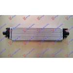 RADIATOR INTERCOOLER 1.4iTURBO-1.6 JTD (58x132x50) - FIAT FIAT LINEA 07-13 pentru FIAT, FIAT LINEA 07-13, PEUGEOT, PEUGEOT EXPERT 07-16, Partea frontala, Radiator Intercooler