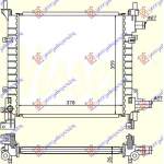 RADIATOR PETROL + A/C (380x360) - FORD FORD KA 97-08 pentru FORD, FORD KA 97-08