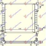 RADIATOR PETROL + A/C (380x360) (MAHLE BEHR) - FORD FORD KA 97-08 pentru FORD, FORD KA 97-08