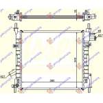 RADIATOR PETROL - A/C (380x355) - FORD FORD KA 97-08 pentru FORD, FORD KA 97-08