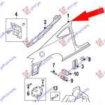 REAR FENDER (O) - HYUNDAI HYUNDAI COUPE 01-07 pentru HYUNDAI, HYUNDAI COUPE 01-07
