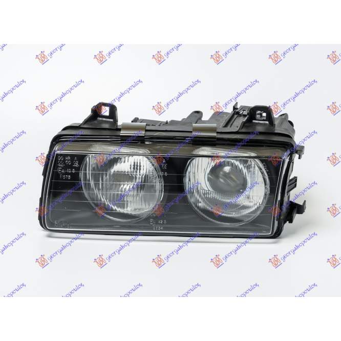 HEAD LAMP (E)TYPE ZKW 1991-1994 (DEPO) - BMW BMW SERIES 3 (E36) SDN 90-98 pentru BMW, BMW SERIES 3 (E36) SDN 90-98