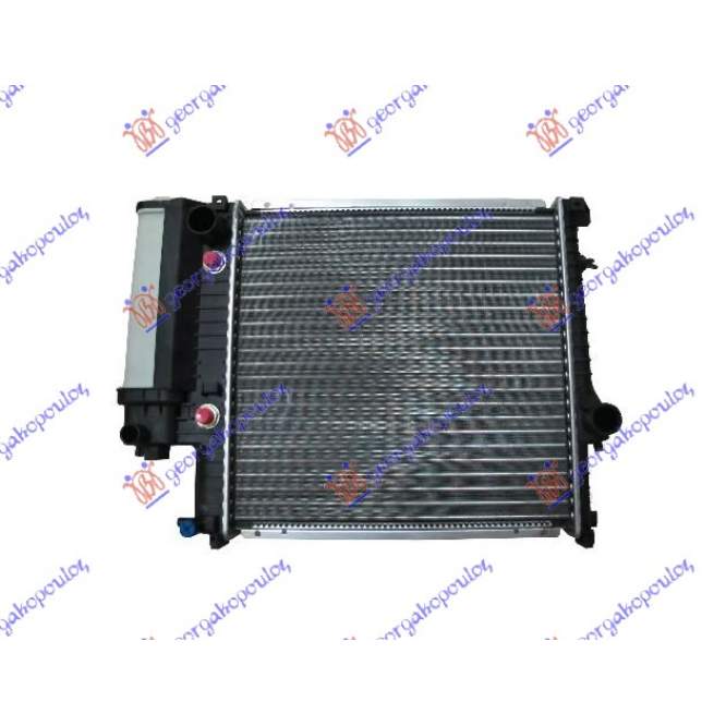 RADIATOR ALL MODEL PETROL AUTOMATIC +/-AC (440x440x32) (BRAZED) - BMW BMW SERIES 3 (E36) COUPE/CABRIO 90-98 pentru BMW, BMW SERIES 3 (E36) COUPE/CABRIO 90-98