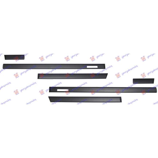 DOOR MOULDING SET (M3) 6PCS - BMW BMW SERIES 3 (E36) SDN 90-98 pentru BMW, BMW SERIES 3 (E36) SDN 90-98