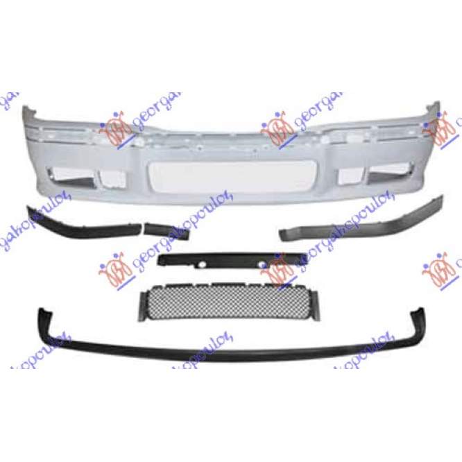 FRONT BUMBER ASSY M3 (DETACHABLE SPOILER - BMW BMW SERIES 3 (E36) COUPE/CABRIO 90-98 pentru BMW, BMW SERIES 3 (E36) COUPE/CABRIO 90-98