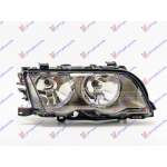 HEAD LAMP (E) SILVER (DEPO) - BMW BMW SERIES 3 (E46) SDN 99-02 pentru BMW, BMW SERIES 3 (E46) SDN 99-02
