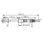GAS SPRING TAIL GATE 4D/COUPE (350L-320N) - BMW BMW SERIES 3 (E46) SDN 99-02 pentru BMW, BMW SERIES 3 (E46) SDN 99-02