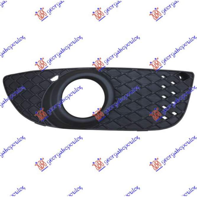 FRONT BUMPER GRILLE (W/ FOG LAMP HOLE) - MITSUBISHI MITSUBISHI LANCER SEDAN 08- pentru MITSUBISHI, MITSUBISHI LANCER SEDAN 08-