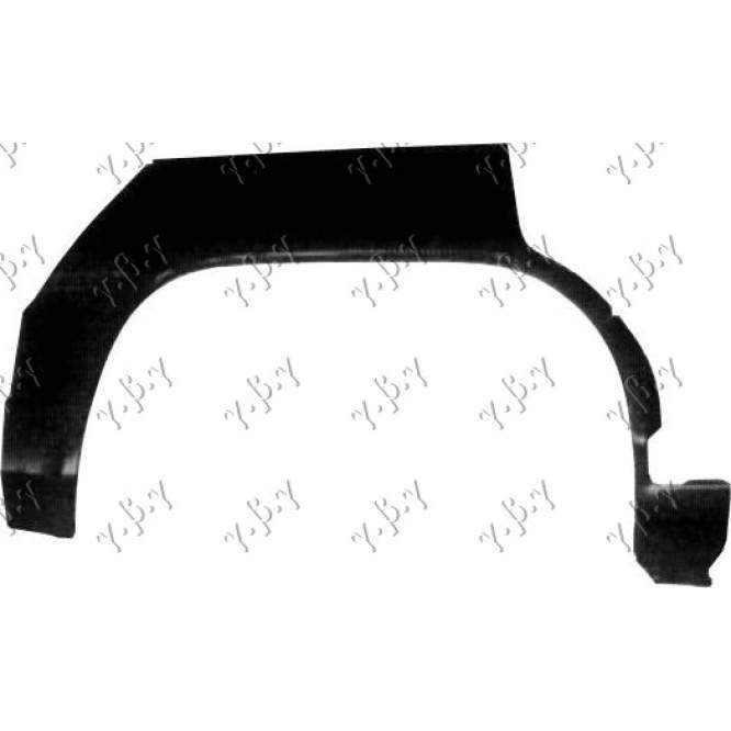 REAR WHEEL ARCH 4D - AUDI AUDI 100 82-90 pentru AUDI, AUDI 100 82-90