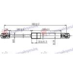 GAS SPRINE TAIL GATE (483L-535N) - DODGE DODGE CALIBER 07- pentru DODGE, DODGE CALIBER 07-
