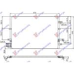CONDENSER 2002- ALL MODELS (630x44x16) - FORD FORD MONDEO 00-07 pentru FORD, FORD MONDEO 00-07