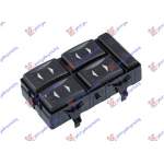 DOOR SWITCH FRONT (Quatern) (11pin) - FORD FORD MONDEO 00-07 pentru FORD, FORD MONDEO 00-07, PEUGEOT, PEUGEOT EXPERT 07-16, Interior, Comutatoare
