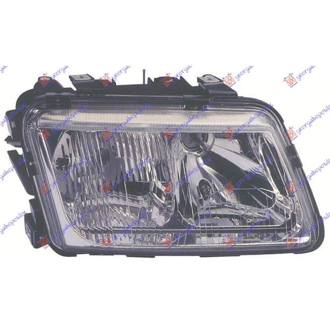 HEAD LAMP MANUAL/ELECTRICAL -2000 (W/FOG) (E) (DEPO) - AUDI AUDI A3 96-03 pentru AUDI, AUDI A3 96-03