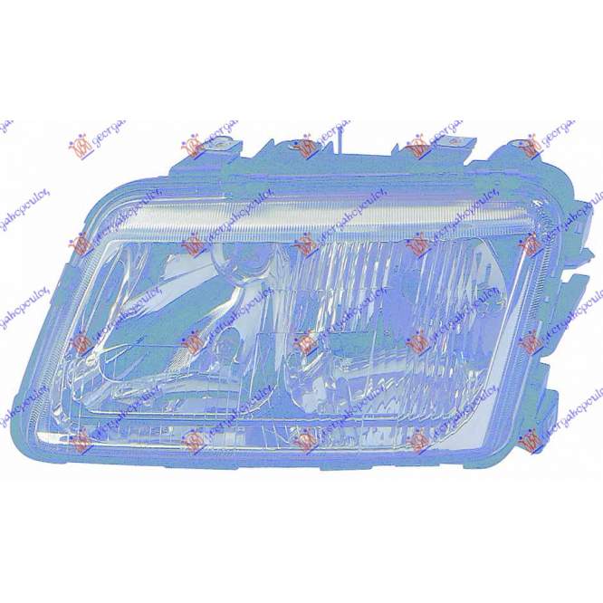 HEAD LAMP MANUAL/ELECTRICAL -2000 (W/FOG) (E) (DEPO) - AUDI AUDI A3 96-03 pentru AUDI, AUDI A3 96-03