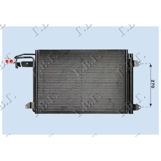 RADIATOR A/C BNZ./DSL (55x39x1.6) - AUDI A3 03-08 pentru AUDI, AUDI A3 03-08