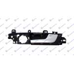 DOOR HANDLE REAR INNER SILVER/BLACK - AUDI AUDI A3 03-08 pentru AUDI, AUDI A3 03-08