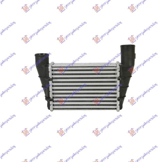 RADIATOR INTERCOOLER DIESEL-PETROL(240x175x62) - VW VW PASSAT 97-00 pentru VW, VW PASSAT 97-00, PEUGEOT, PEUGEOT EXPERT 07-16, Partea frontala, Radiator Intercooler