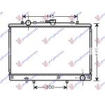 RADIATOR 2.5 T.D DIESEL +/- AC (375x603x27) (KOYO) - MITSUBISHI MITSUBISHI PAJERO 92-95 pentru MITSUBISHI, MITSUBISHI PAJERO 92-95