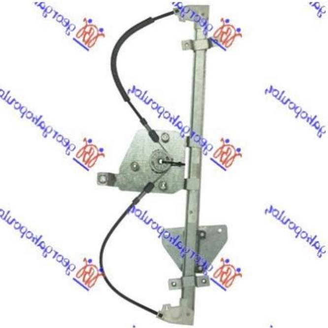 FRONT WINDOW REGULATOR ELECTRICAL (W/O MOTOR) - MITSUBISHI MITSUBISHI PAJERO 07-12 pentru MITSUBISHI, MITSUBISHI PAJERO 07-12