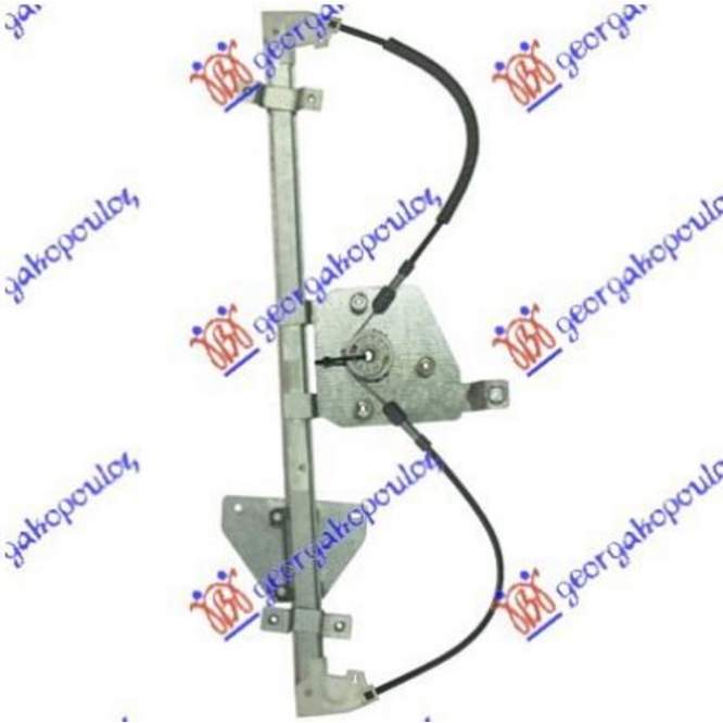 FRONT WINDOW REGULATOR ELECTRICAL (W/O MOTOR) - MITSUBISHI MITSUBISHI PAJERO 07-12 pentru MITSUBISHI, MITSUBISHI PAJERO 07-12