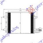 CONDENSER PETROL/DIESEL (540x450x16) (KOYO) - VW VW CROSS TOURAN 07-10 pentru VW, VW CROSS TOURAN 07-10