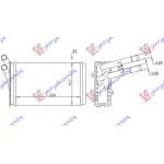 HEATER RADIATOR (235x155) - AUDI AUDI 80 86-91 pentru AUDI, AUDI 80 86-91