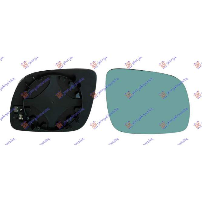 DOOR MIRROR GLASS BLUE HEATED -2000 (CONVEX GLASS) - AUDI AUDI A4 94-00 pentru AUDI, AUDI A4 94-00