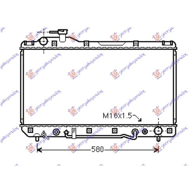  RAD.  2,0i16V+/-A/C(35x69,8)  AUTOM.      pentru TOYOTA, TOYOTA RAV 4 (XA10) 95-98