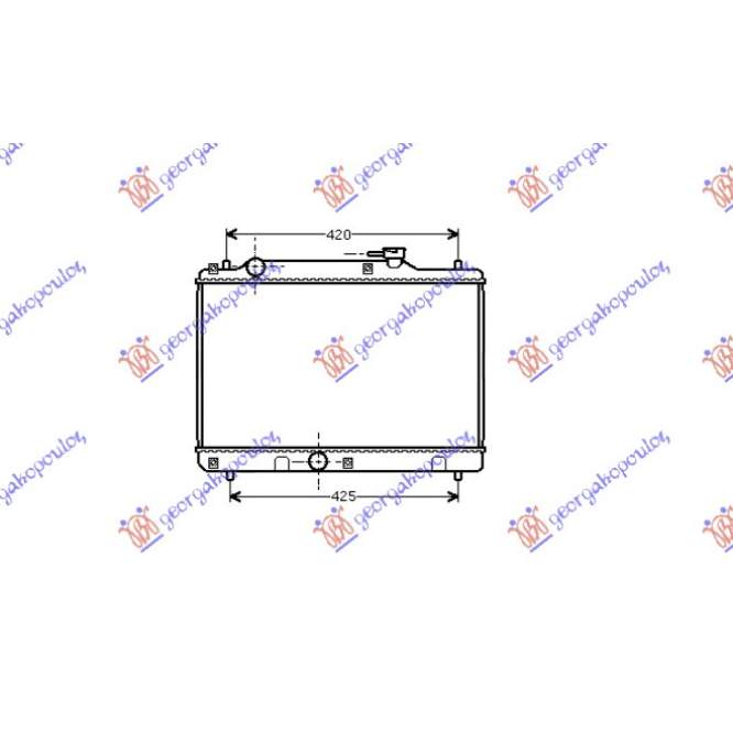 RADIATOR 1.3-1.6 PETROL +/- A/C (350x525) - SUZUKI SUZUKI BALENO SDN 94-98 pentru SUZUKI, SUZUKI BALENO SDN 94-98
