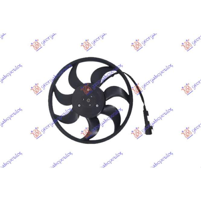  ELECTROVENTILATOR  (MOTOR  +  CARCASA)  3.6  FSI  BNZ  -  3.0-4.2  TDI  DIESEL  (420mm)(4pini)  pentru AUDI, AUDI Q7 06-09