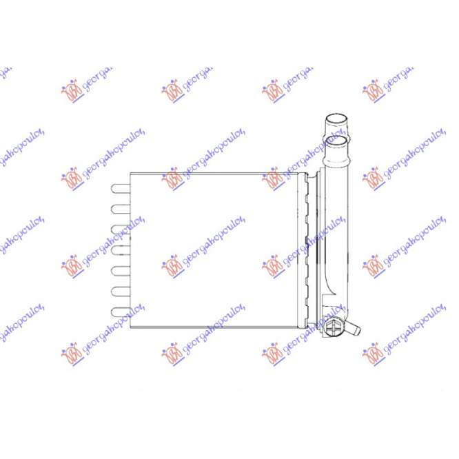  RADIATOR  INCALZIRE  (SPATE)  2.0-3.0  BNZ.  -  2.0-2.2  DIESEL  (150x139)  pentru FIAT, FIAT ULYSSE 02-11